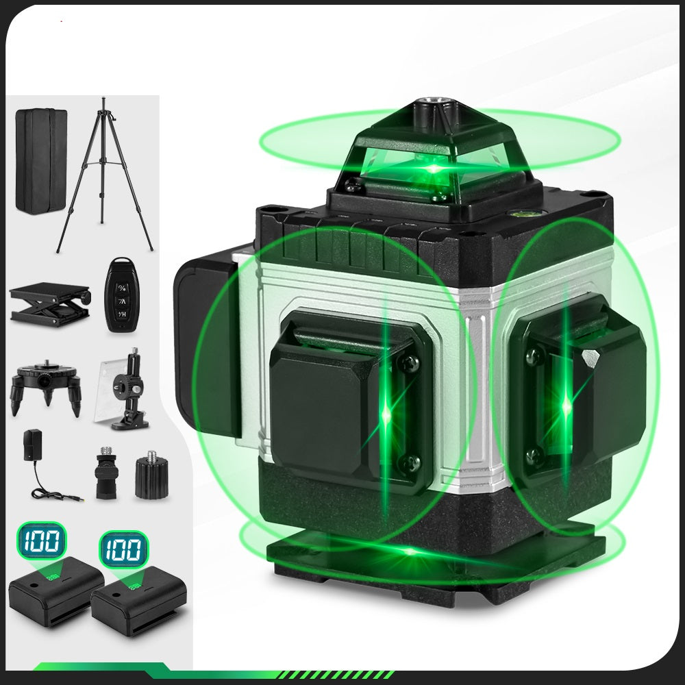 NewBeny Cordless 16 Lines Laser Level with Dual Battery & 120cm