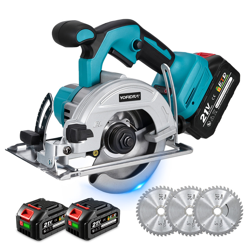 NewBeny 5 Inch Brushless Cordless Circular Saw For Makita 18V Battery