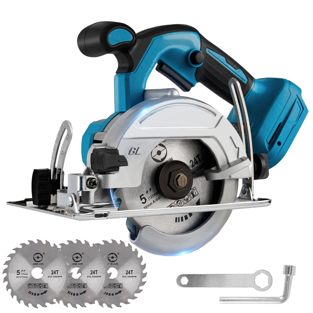 NewBeny 5 Inch Brushless Cordless Circular Saw For Makita 18V Battery