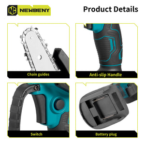 Cordless pruning shears and electric saw combo set details