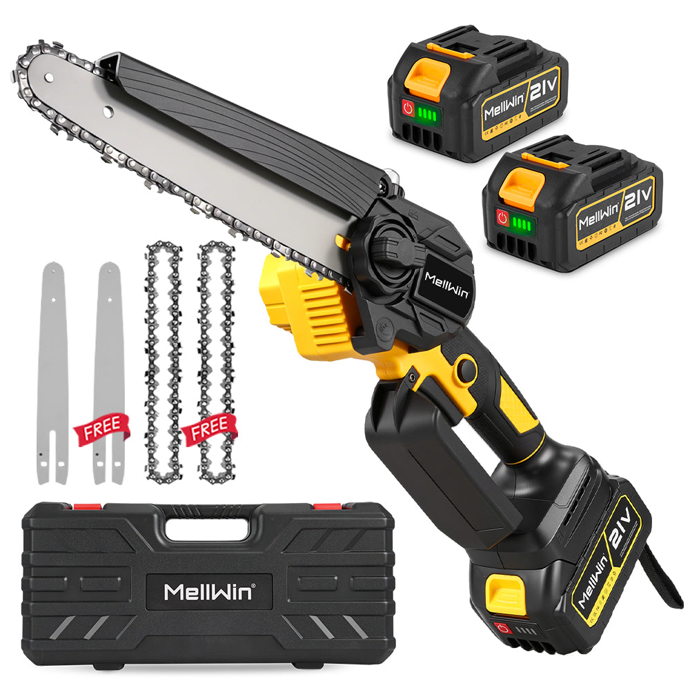 8 Inch Brushless Cordless Chainsaw - Compatible with Extension Pole