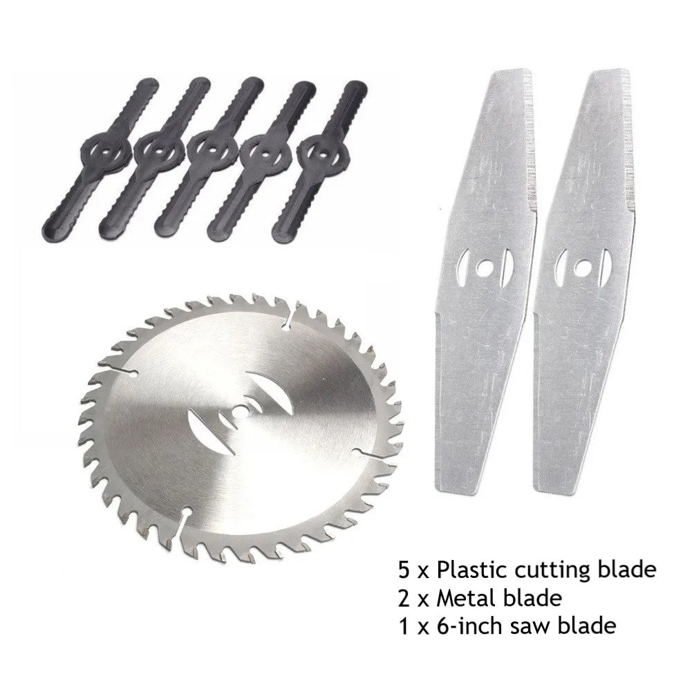 NewBeny Jeu de lames pour coupe-bordures sans fil 6 pouces (SKU006043/SKU006628)