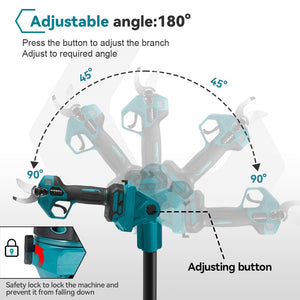 NewBeny pruning tool set with chainsaw, pole, batteries