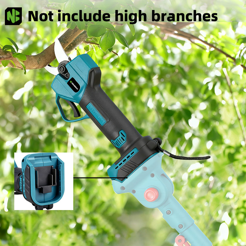 NewBeny 30mm Cordless Pruning Shears 2 Gears Compatible with Extension Pole