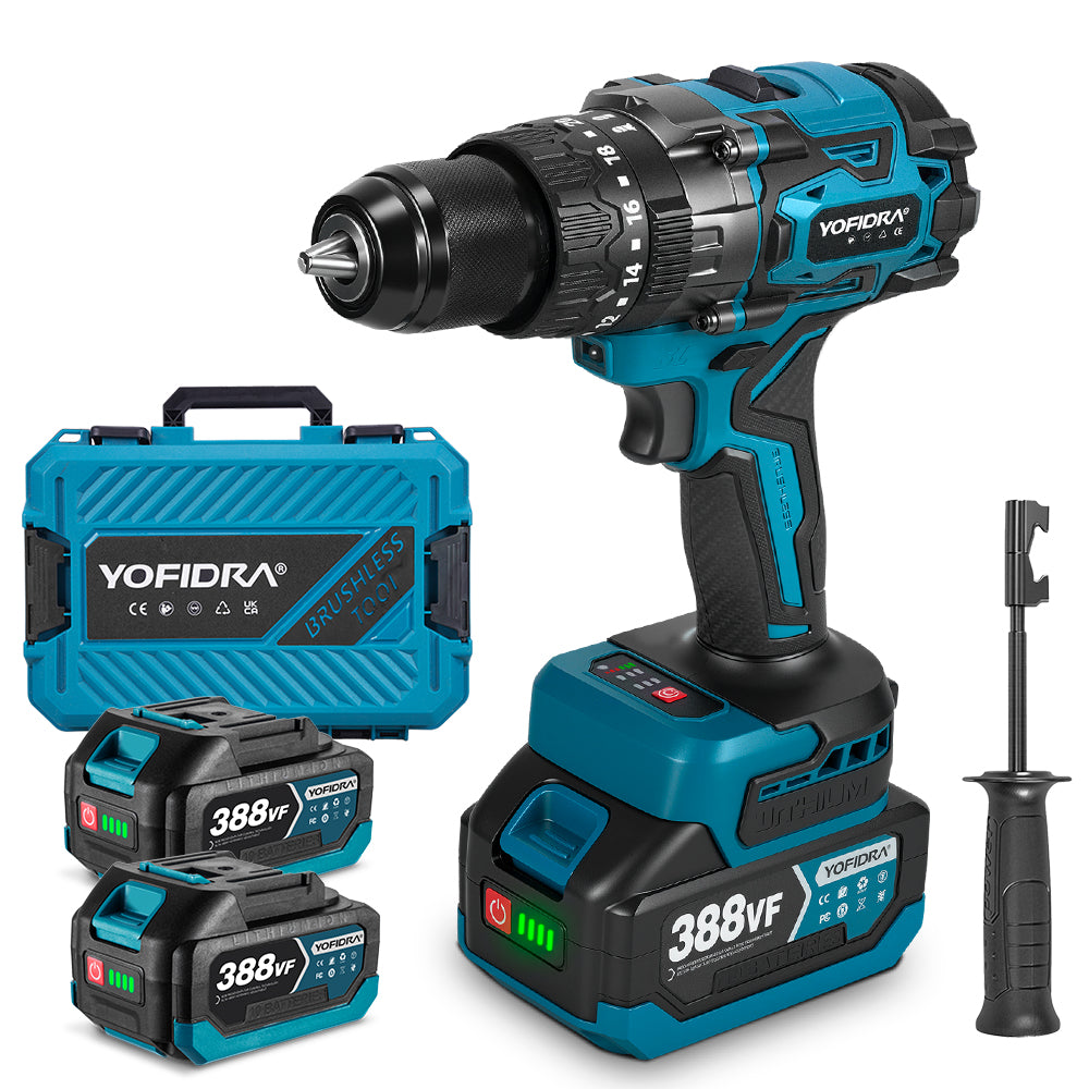 NewBeny 13mm 900N.m Brushless Cordless Impact Drill