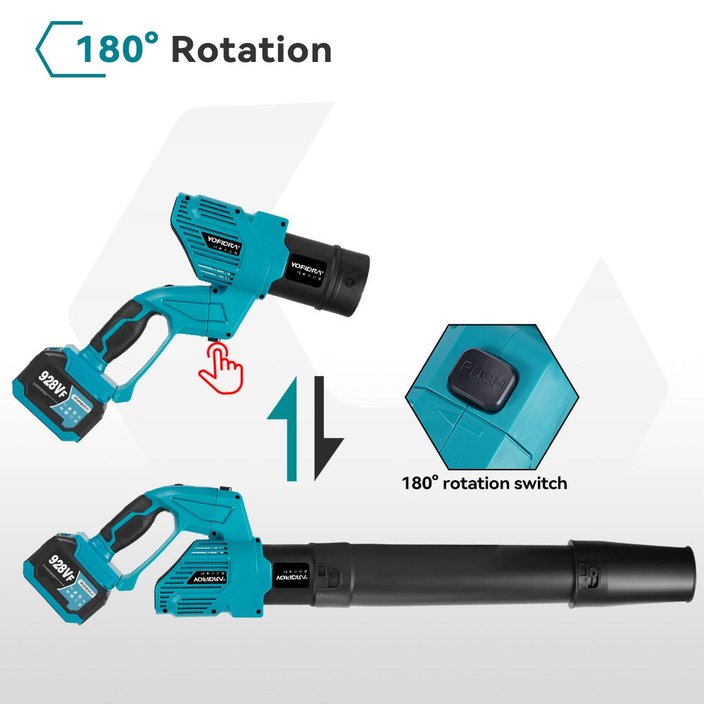 NewBeny Cordless 2-in-1 Turbo & Leaf Blower, Max 200m/s Wind Speed