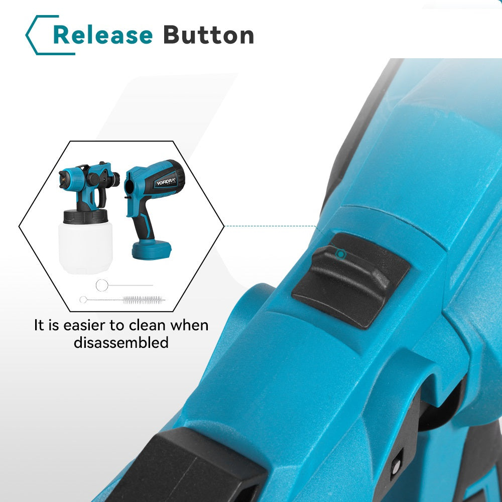 NewBeny 1000ML Cordless Paint Sprayer For Makita 18V Battery