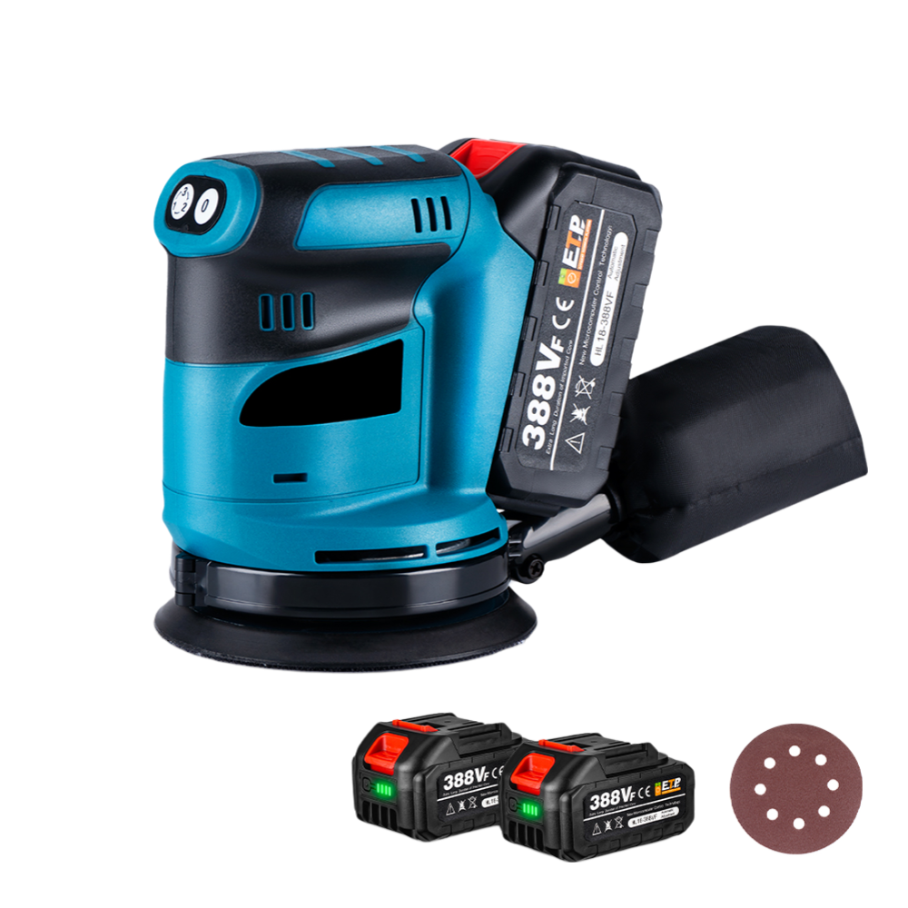 NewBeny 125mm 5 Inch Cordless Sander 3 Gears Handheld For Makita 18V Battery