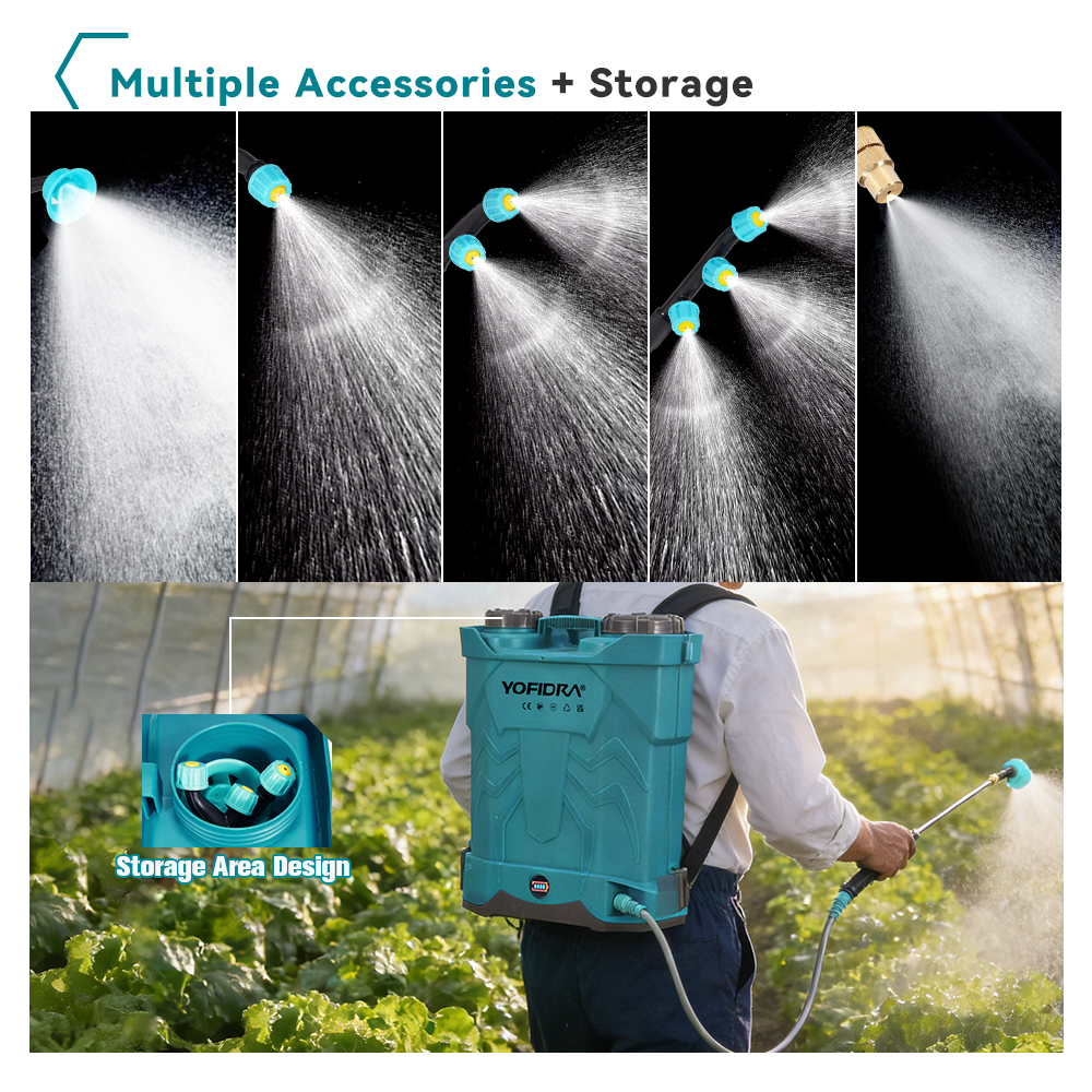 NewBeny 21V 20L Cordless Stirring Backpack Sprayer