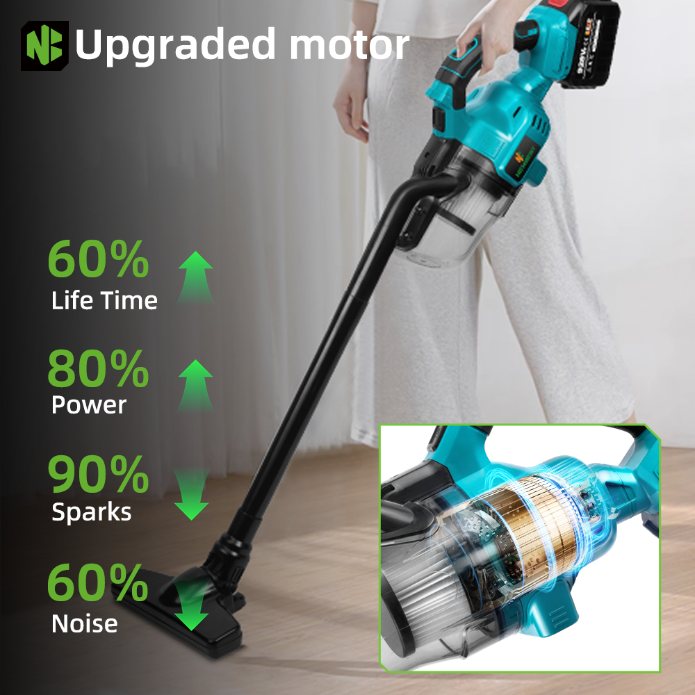 NewBeny 1000W Cordless Handheld Vacuum Cleaner For Makita 18V Battery