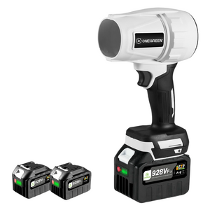 Cordless turbo fan brushless blower for leaves and snow