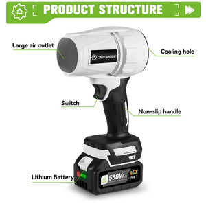 Cordless Turbo Fan mix