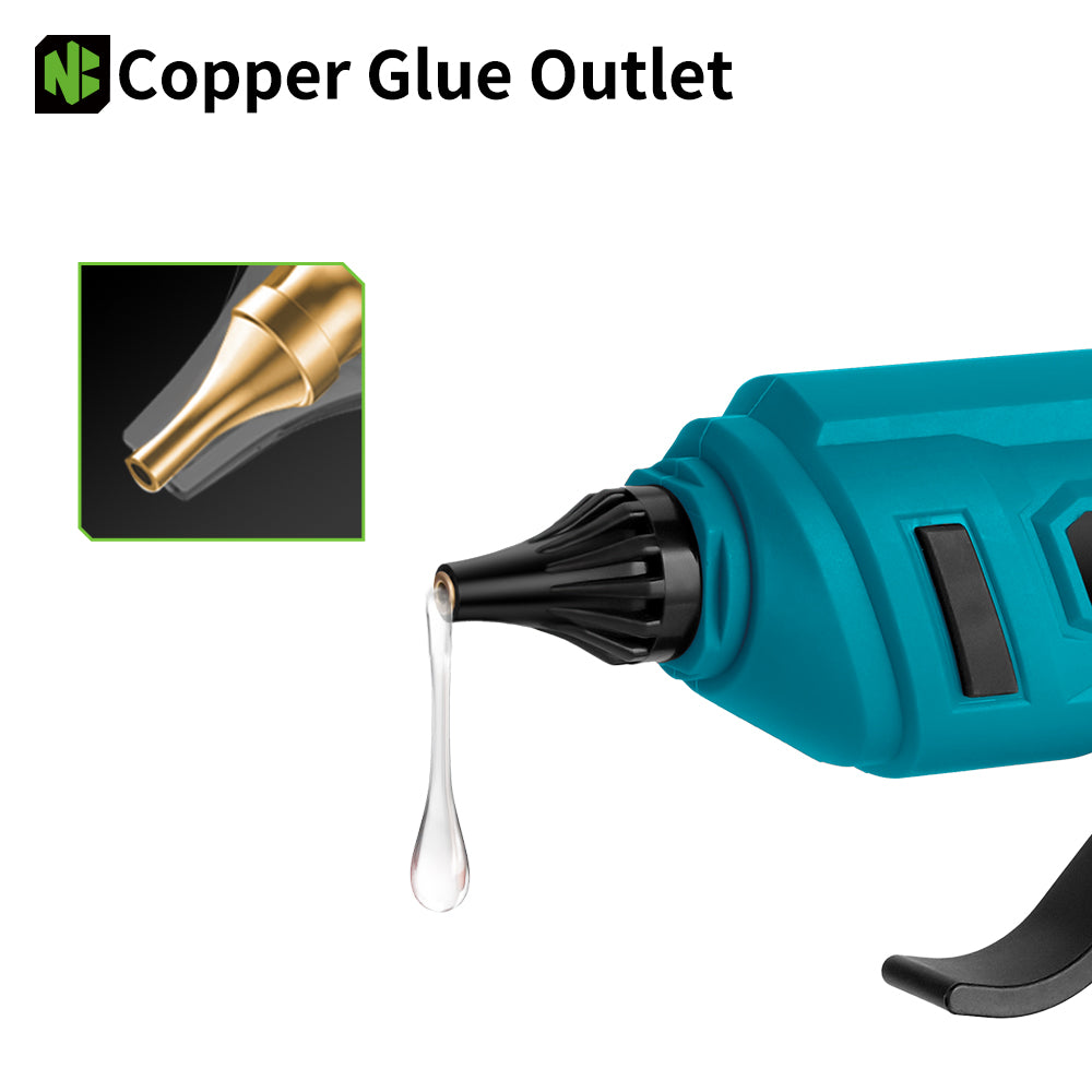 Pistolet à colle thermofusible sans fil NewBeny 280 °C pour batterie Makita 18V