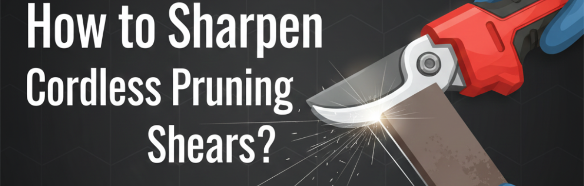 How to Sharpen Pruning Shears