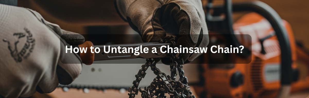 How to Untangle a Chainsaw Chain – NEWBENY