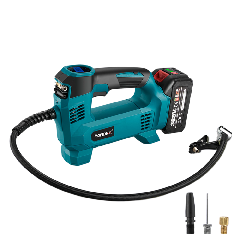 NewBeny Cordless High Pressure Portable Electric Air Pump For Makita 18V Battery