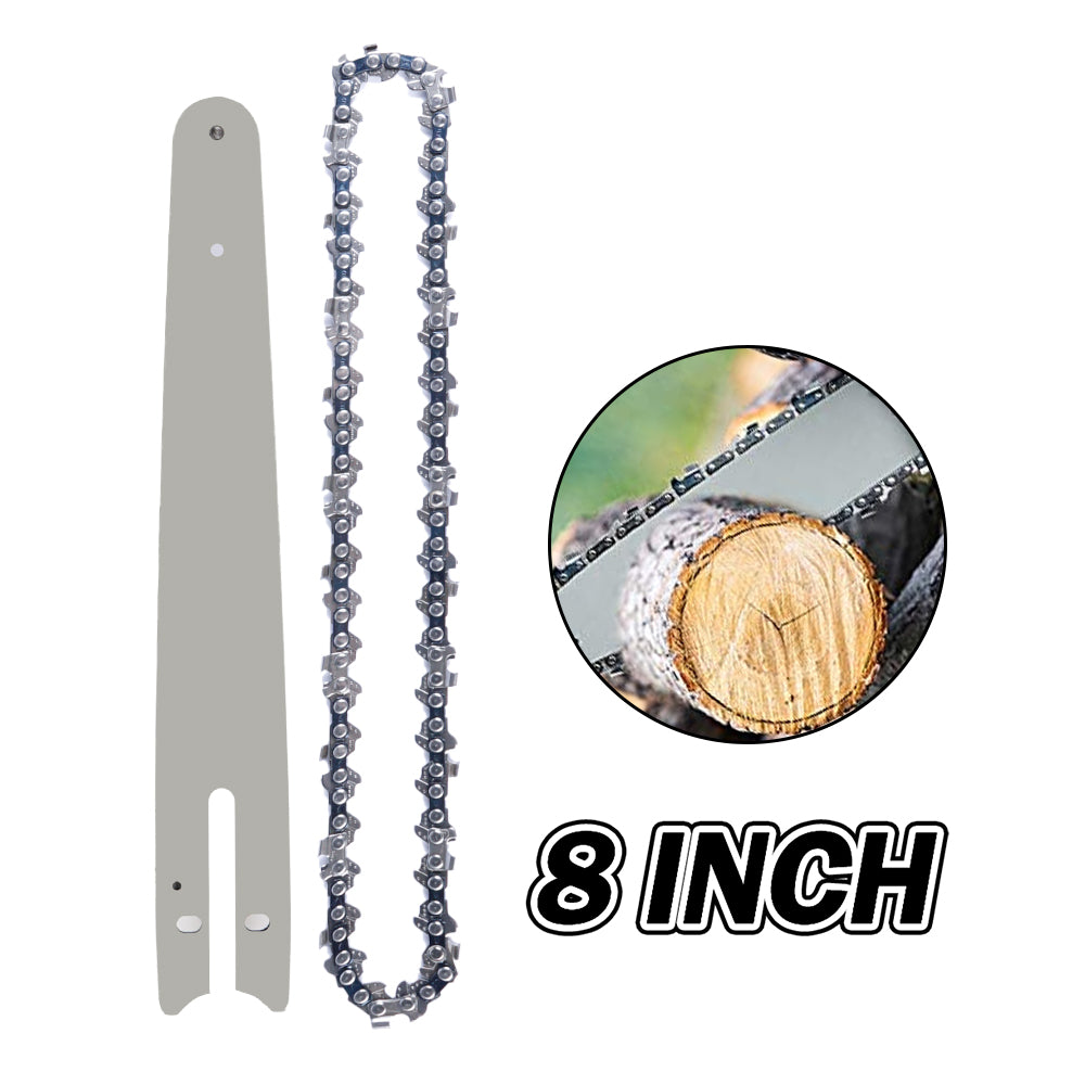 NewBeny Set of Steel Chains and Guides for Cordless Saw 6/8 Inches ...