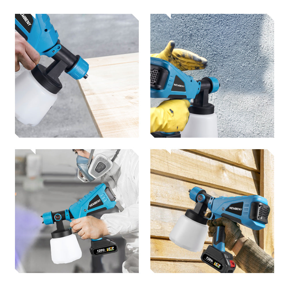Pulvérisateur Peinture Sans Fil 1000 Ml – Compatible Batterie Makita 18V, Générique