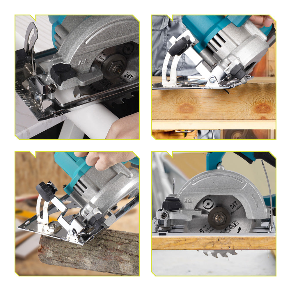 Sierra circular inalámbrica sin escobillas NewBeny de 5 pulgadas para – NEWBENY