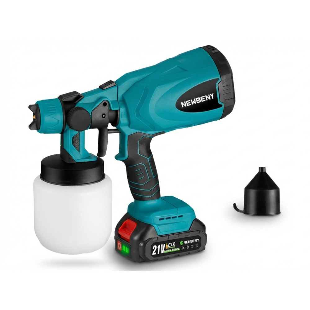 NewBeny 800ML Cordless Paint Sprayer For Makita 18V Battery