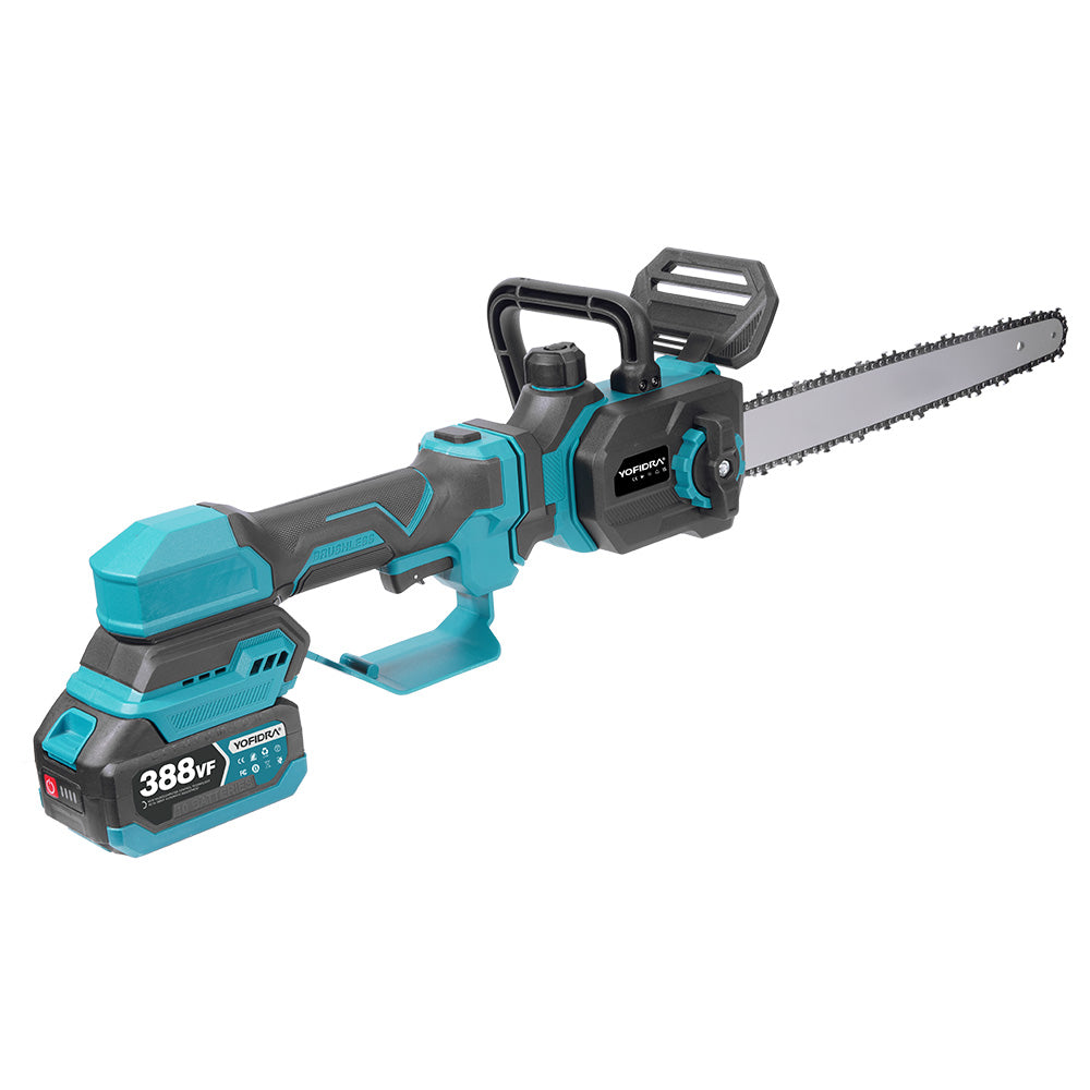 18V 12-Inch Brushless Cordless Chainsaw with Battery and Charger