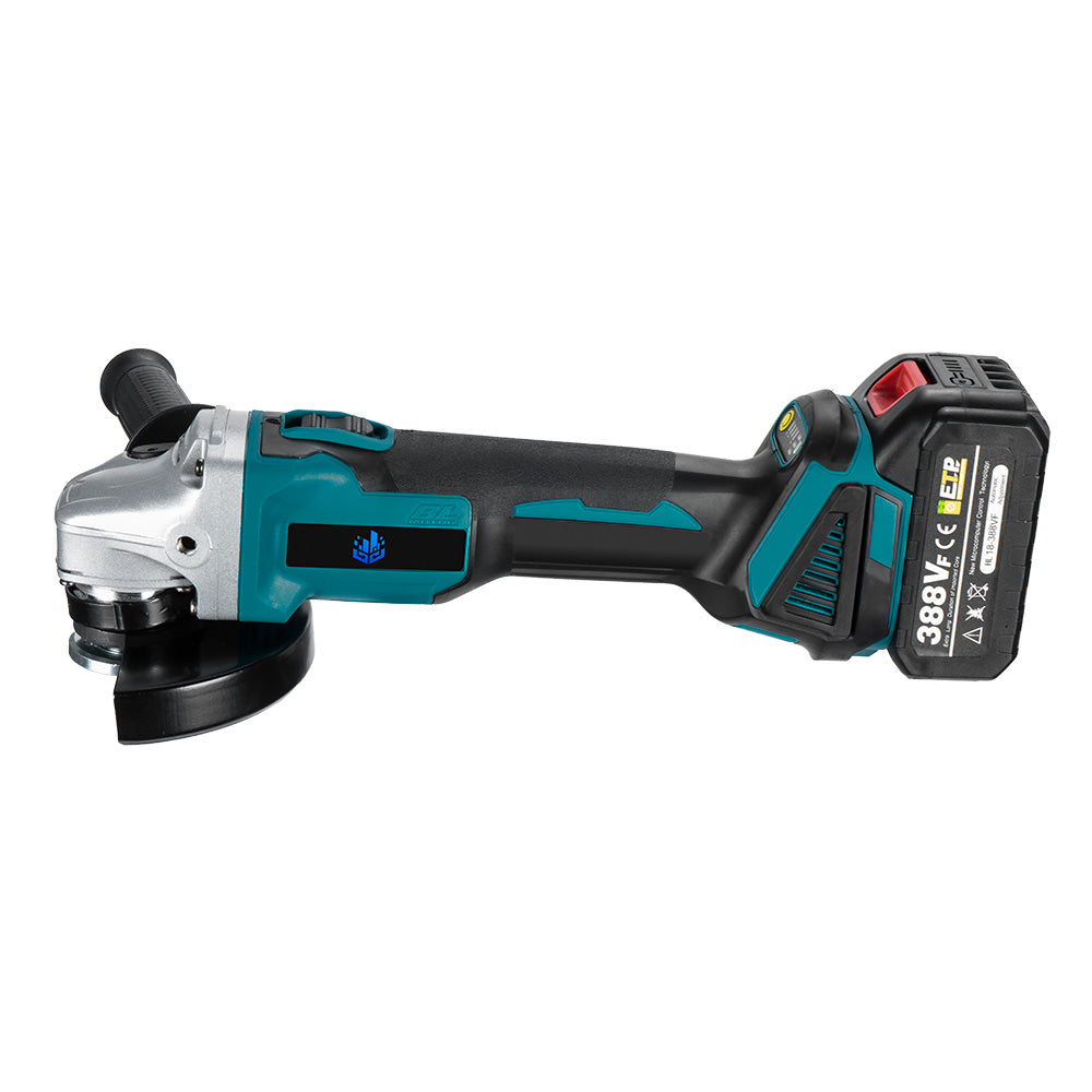 NewBeny 125mm Brushless  Cordless Angle Grinder 4 Gears For Makita 18V Battery