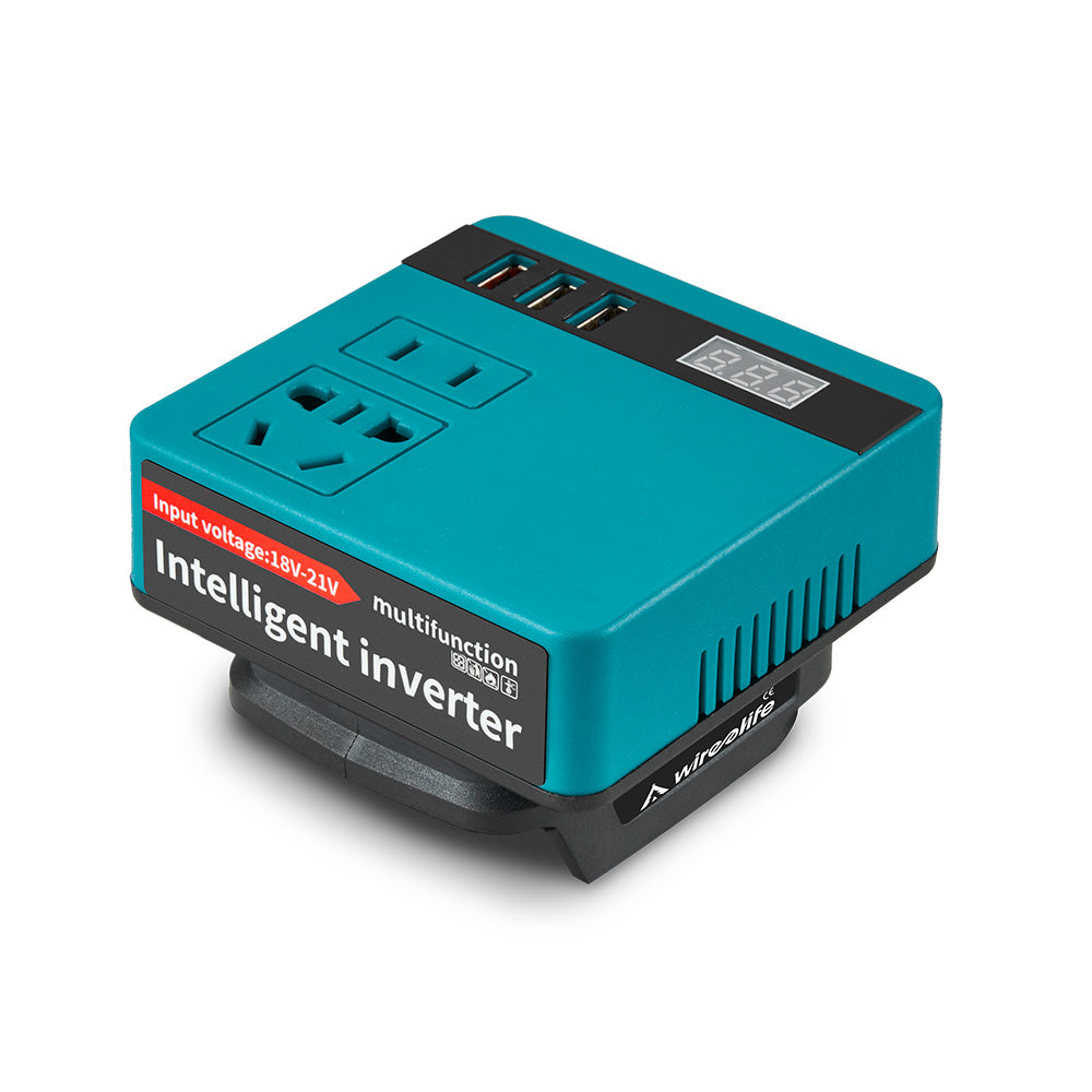 NewBeny 120W Power Inverter DC 18V To 220V Adapter For Makita 18V Battery