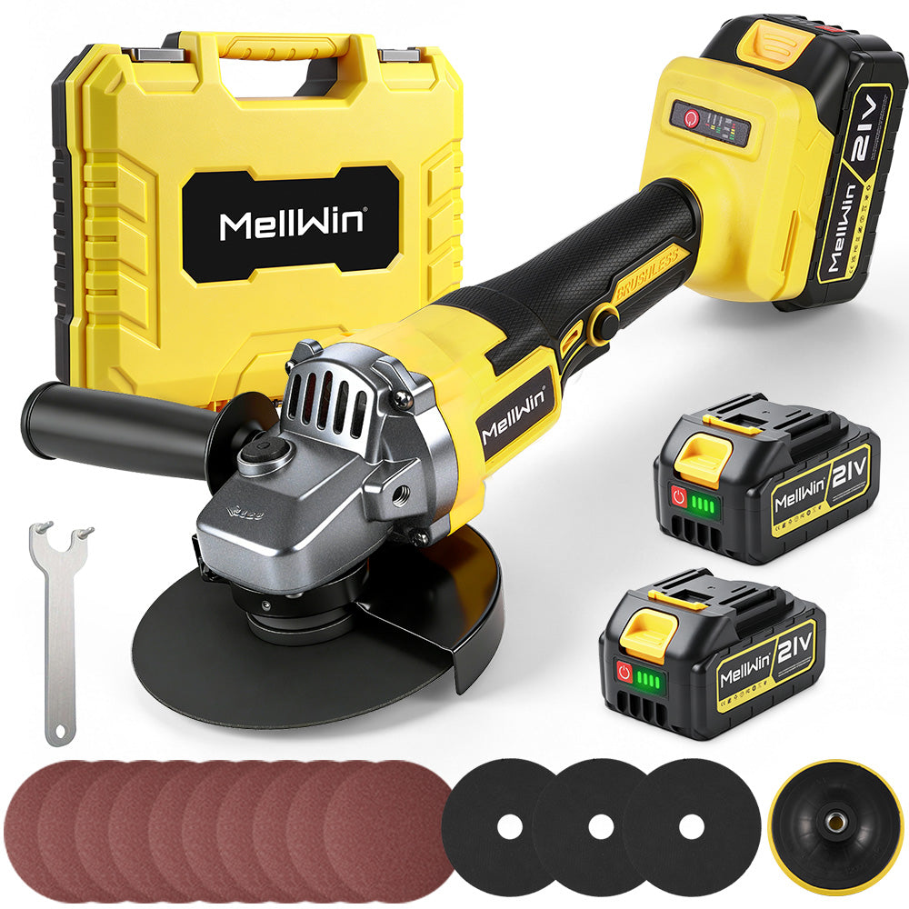 MellWin 125mm Brushless Cordless Angle Grinder