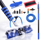 Kit de Lavadora de Autos Portátil de Alta Presión con Cubo Plegable de 15L [Incluye 2 Baterías y un Cargador]