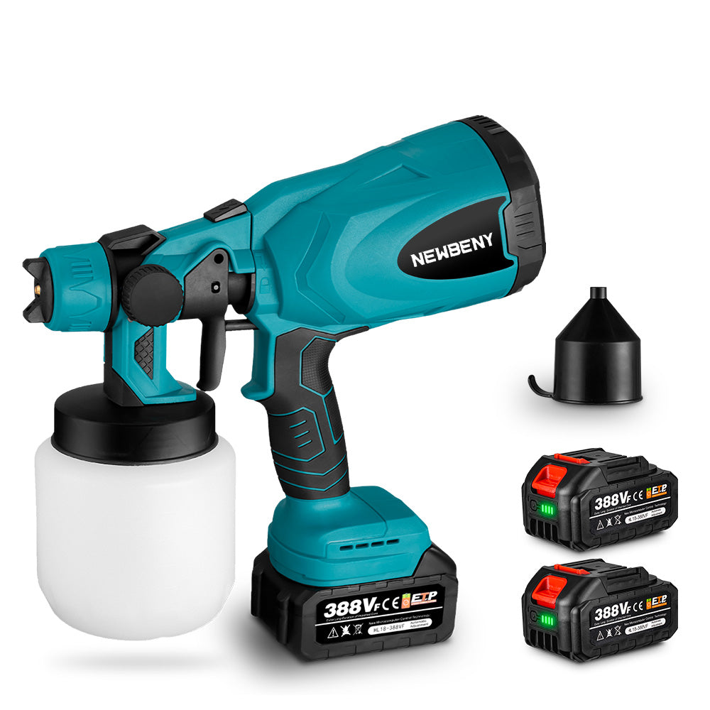 NewBeny 800ML Electric Cordless Paint Sprayer For Makita 18V Battery