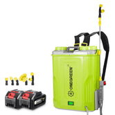 NewBeny 21 V, 20 l Akku-Rucksprühgerät mit 2 Akkus und Ladegerät