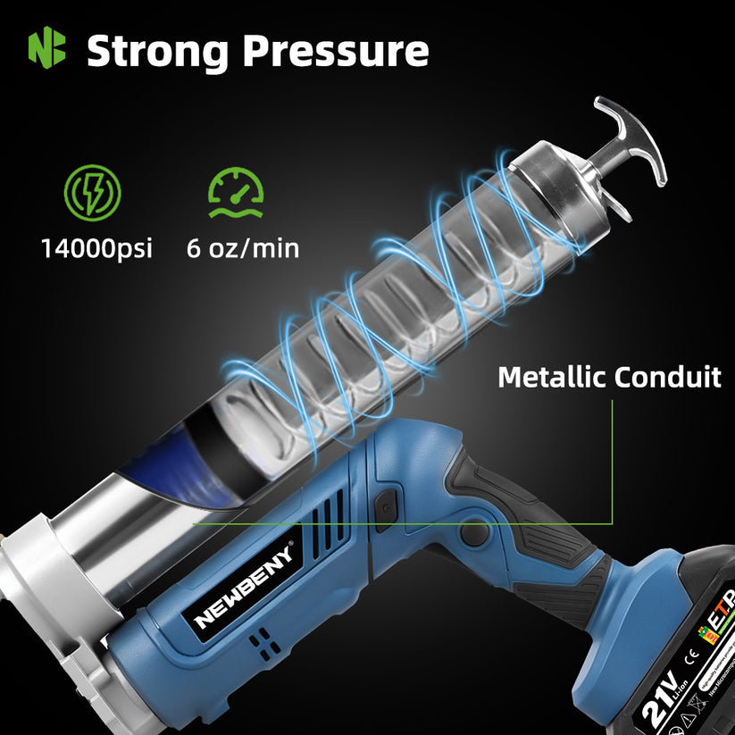 Grease Colors. Machine NewBeny Dual-Mode Cordless Grease Machine with 2 Batteries & Charger ...