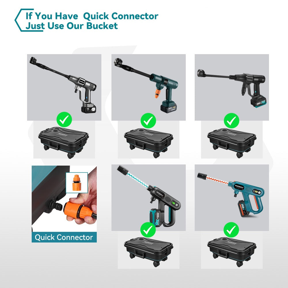 NewBeny 22L Foldable Bucket for High Pressure Washer