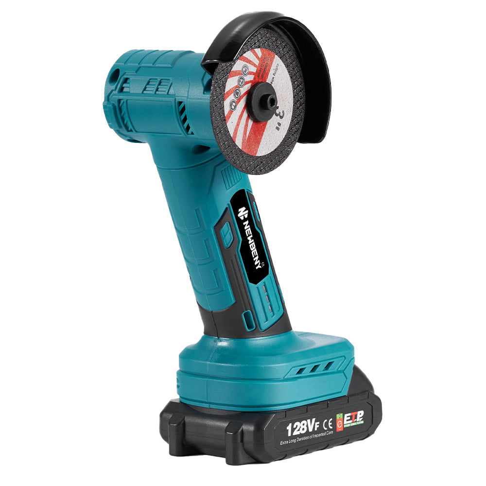 NewBeny Brushless Cordless Mini Angle Grinder with Battery