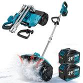 Nueva pala de nieve inalámbrica de 30 cm NewBeny con 2 baterías y cargador