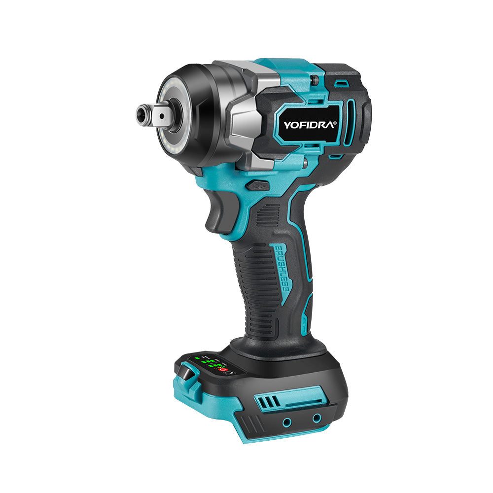 Cordless Impact Wrench Kit,750N.m 1/2 Brushless Impact Gun with 6 Mode Cordless Impact Wrench Kit,750N.m 1/2 Brushless Impact Gun with 6 Mode