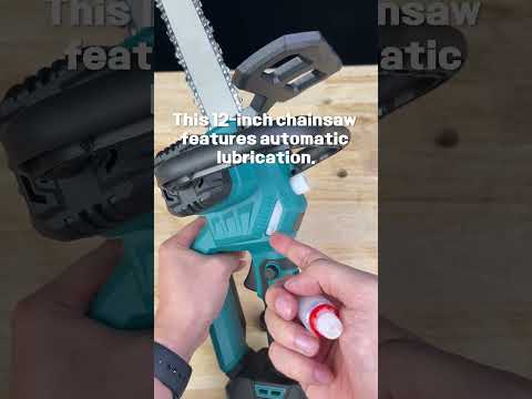 NewBeny 21V 12-Inch Lightweight Cordless Chainsaw for Garden